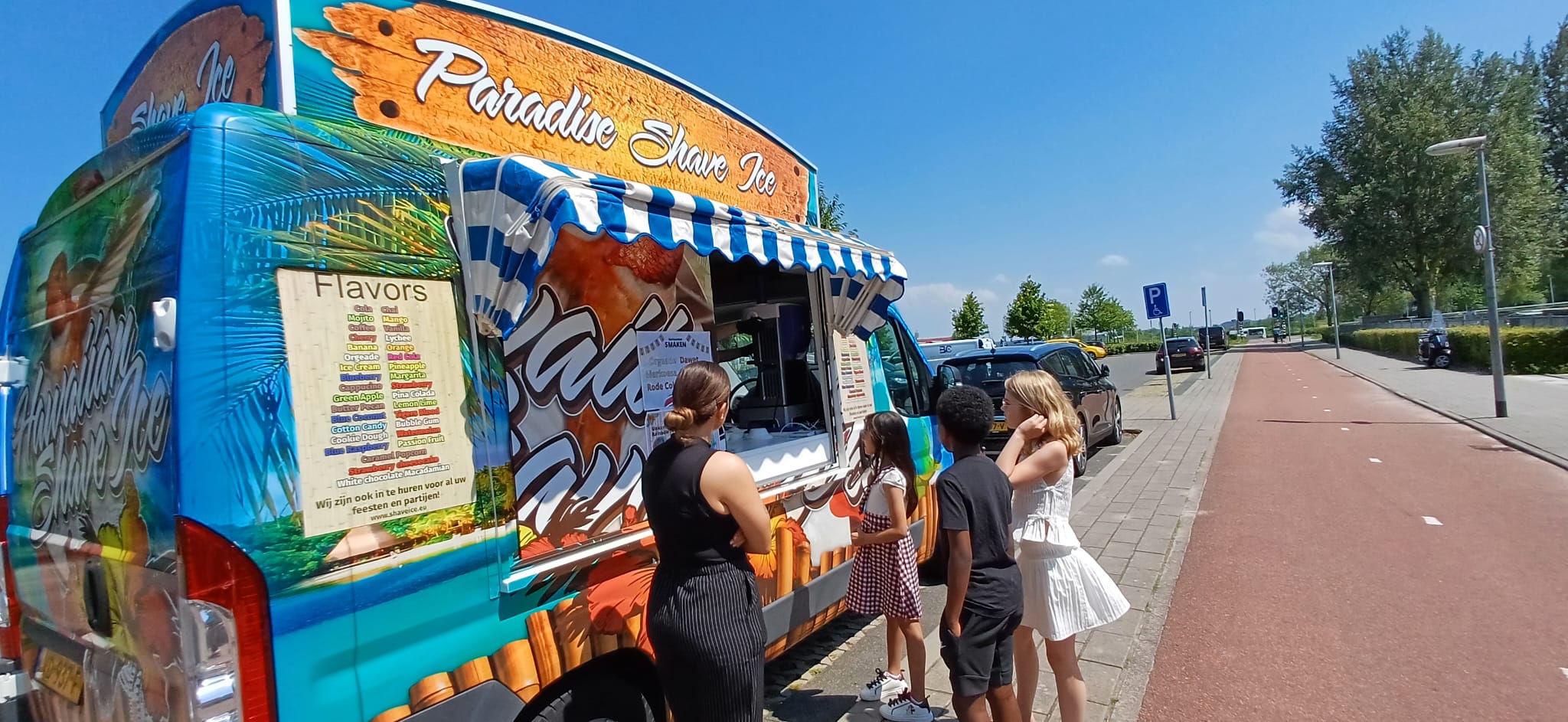 A party with our shaved ice