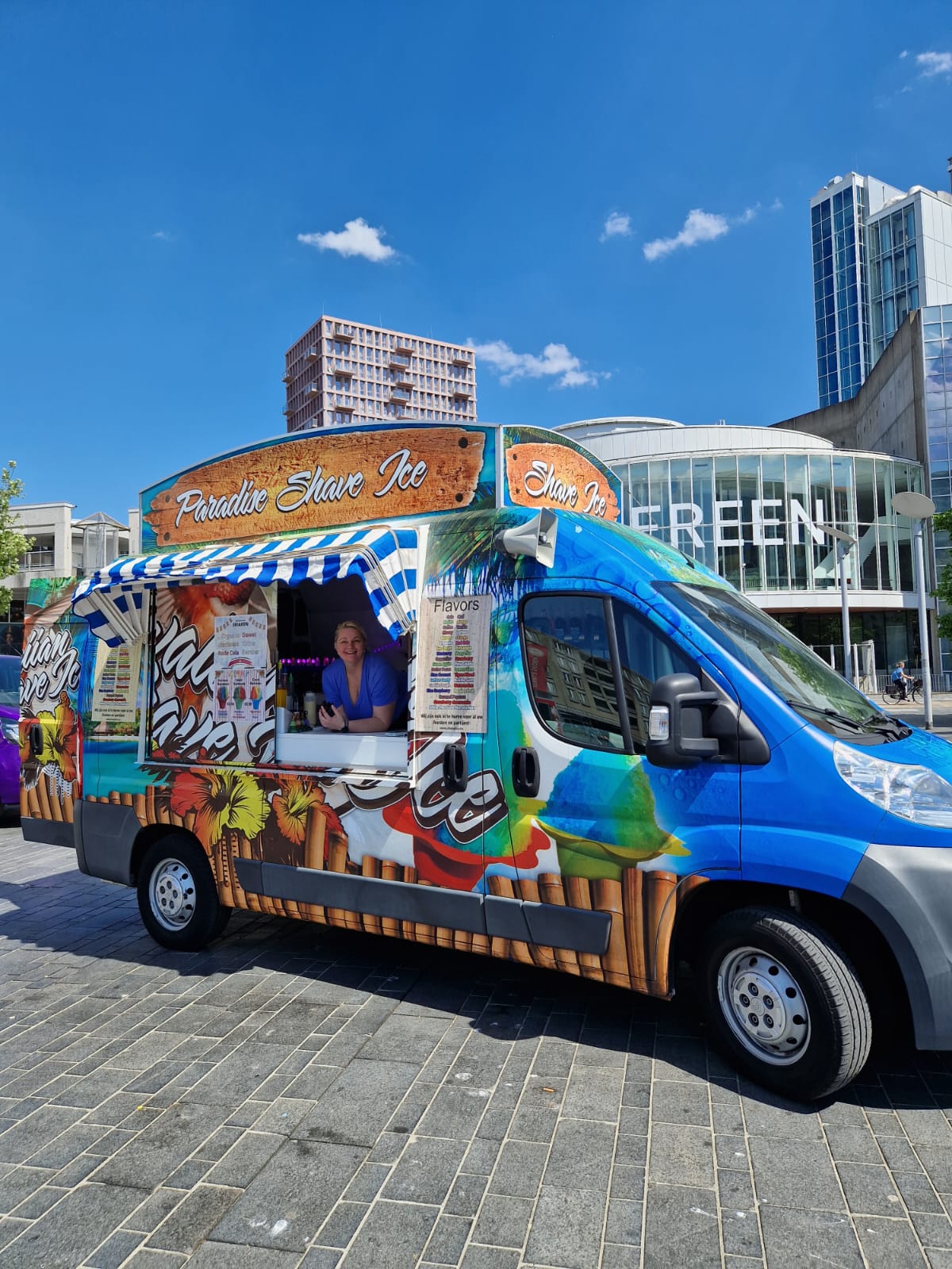 Our shave ice stand